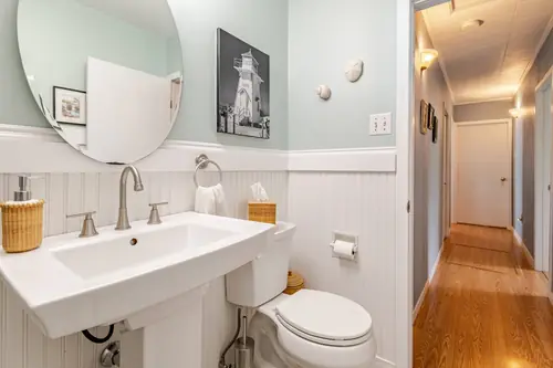 The shared bathroom