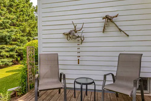 Chairs on the patio